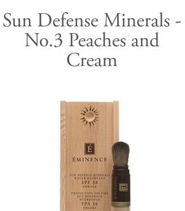 Eminence Sun Defense Minerals #3 Peaches & Cream